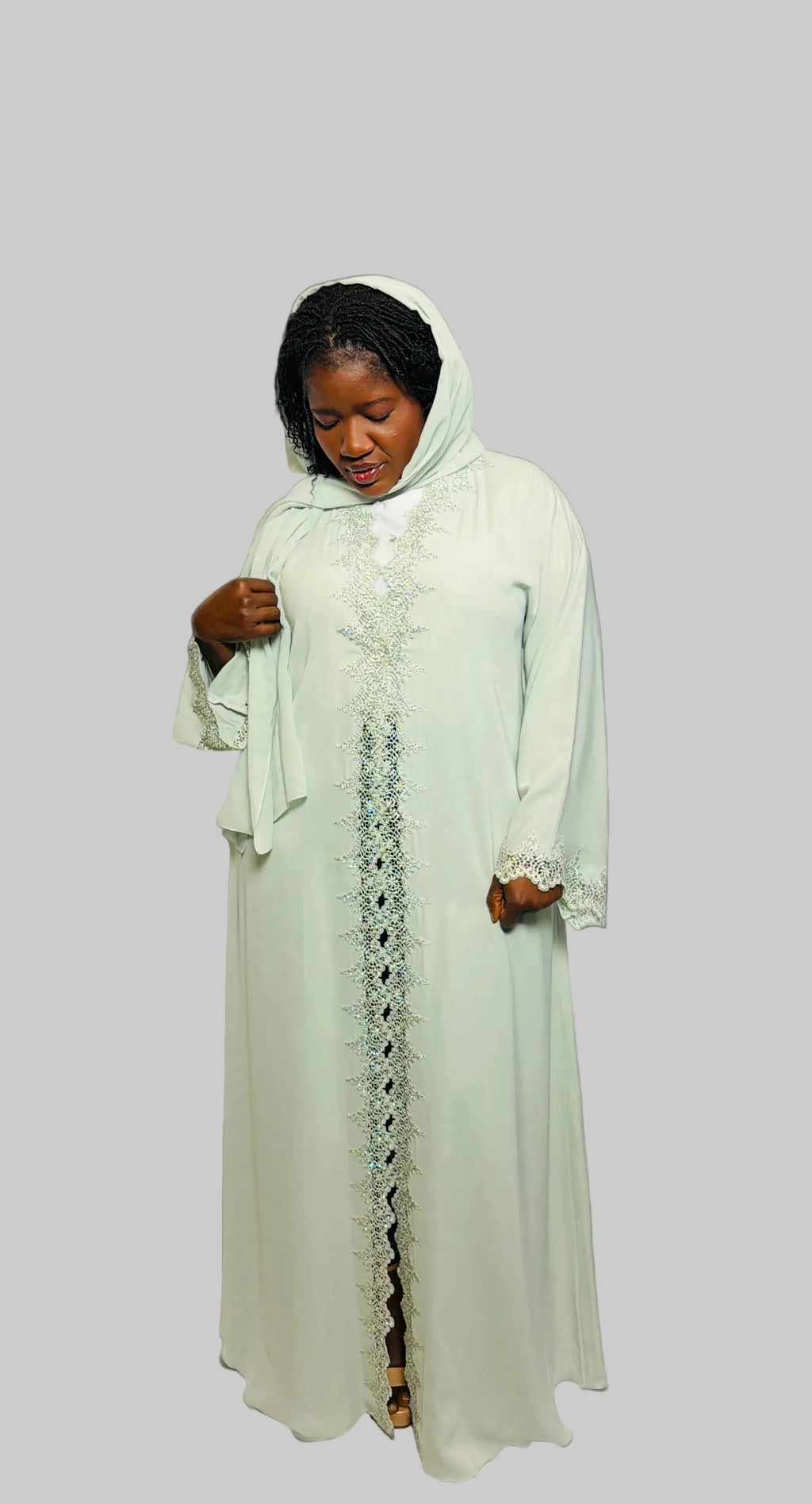 CELESTIA LACED  Abaya