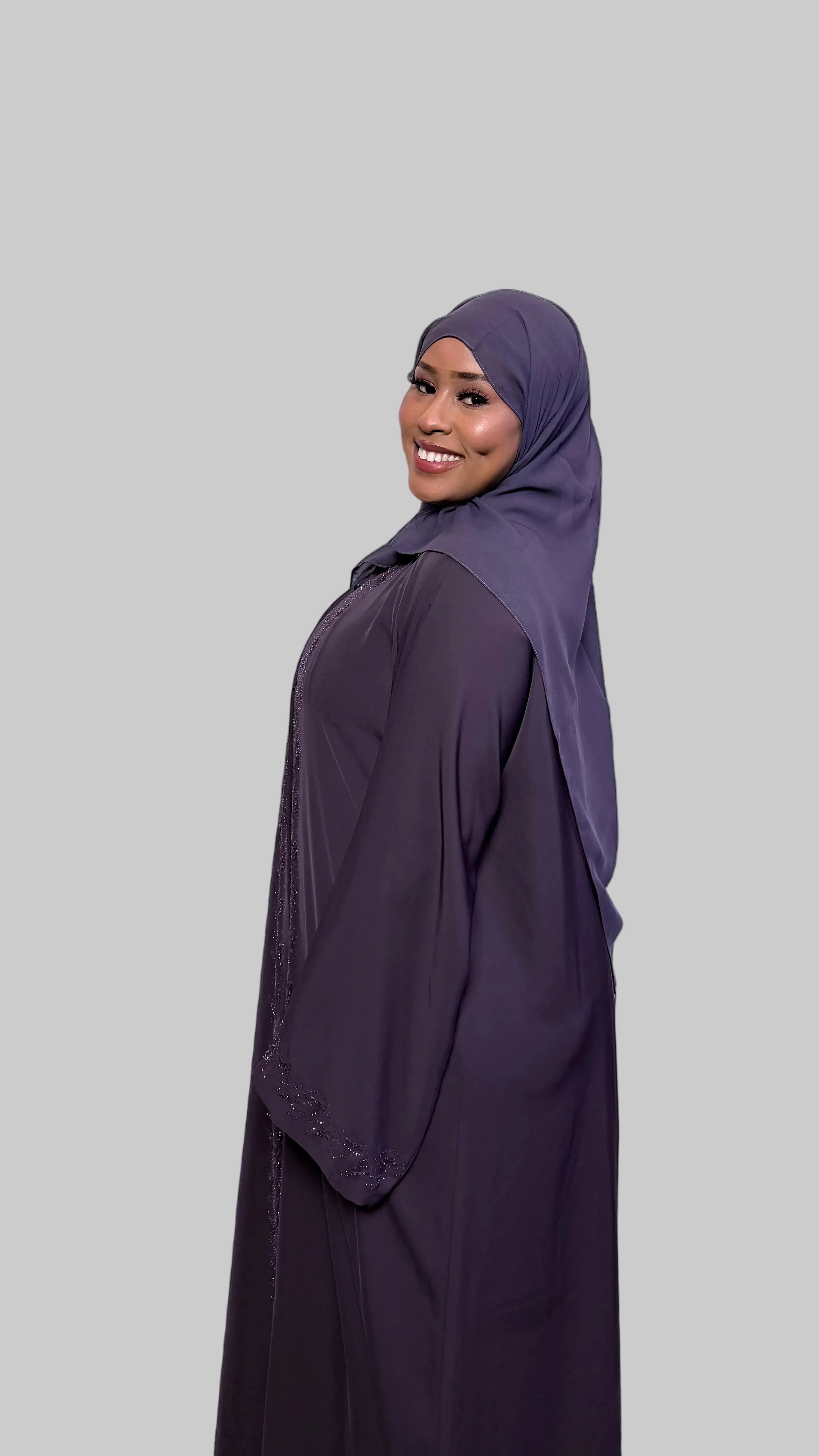 Midnight Amethyst Abaya