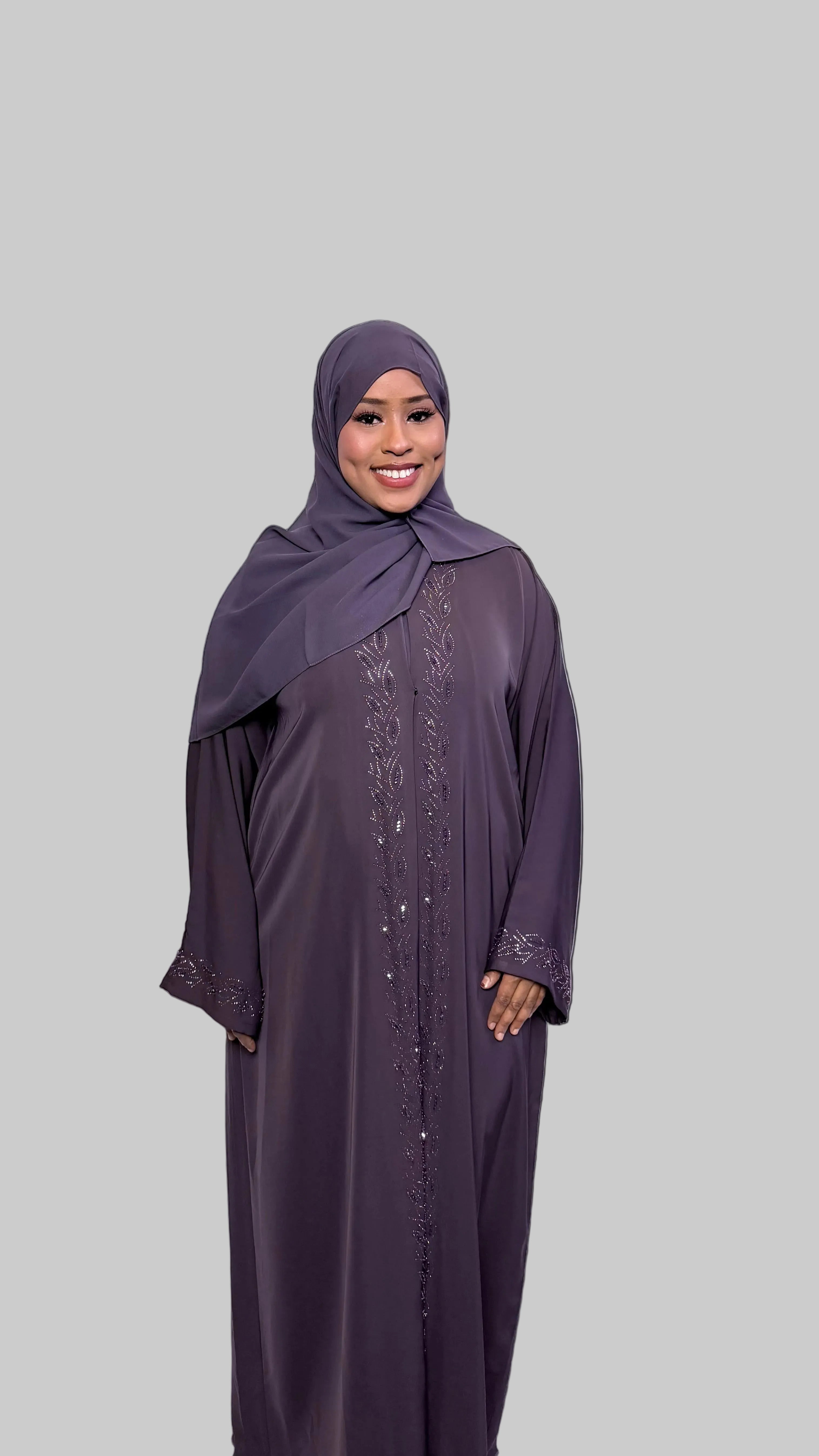 Midnight Amethyst Abaya