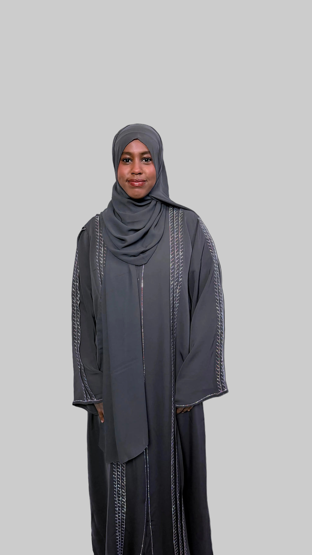 Onyx Radiance abaya