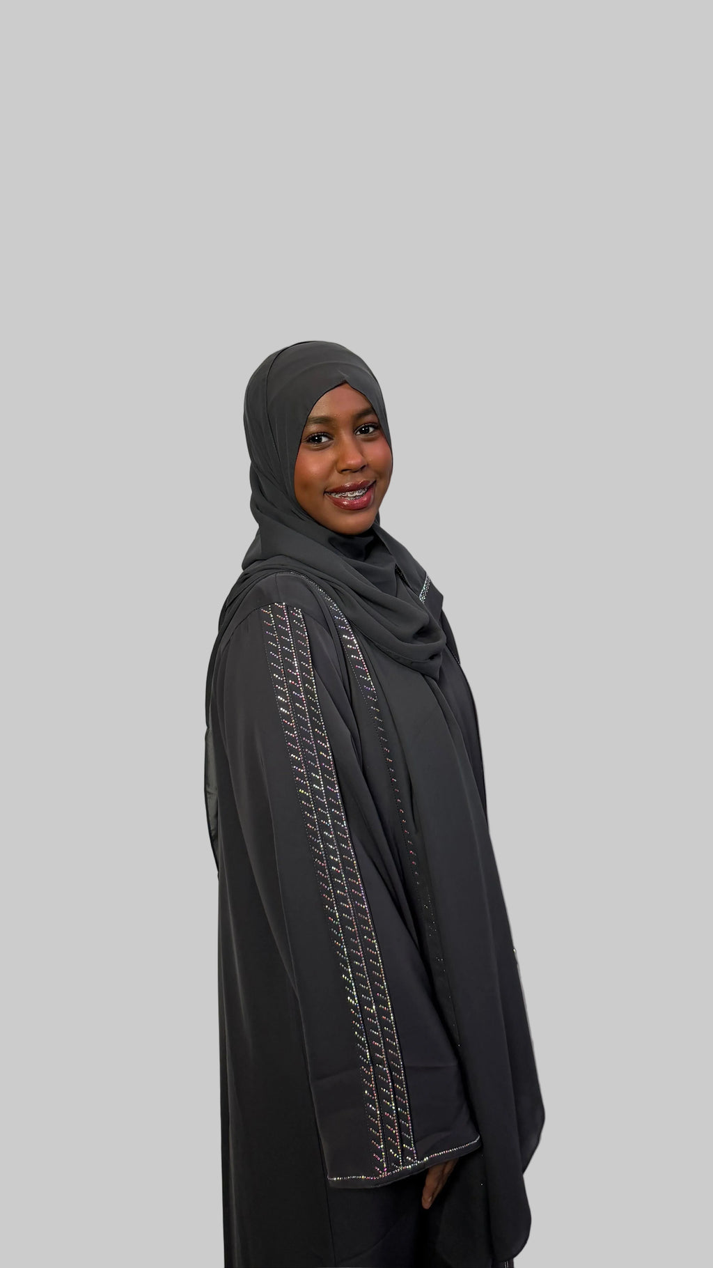 Onyx Radiance abaya