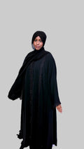 BLACK SHIMMER ABAYA