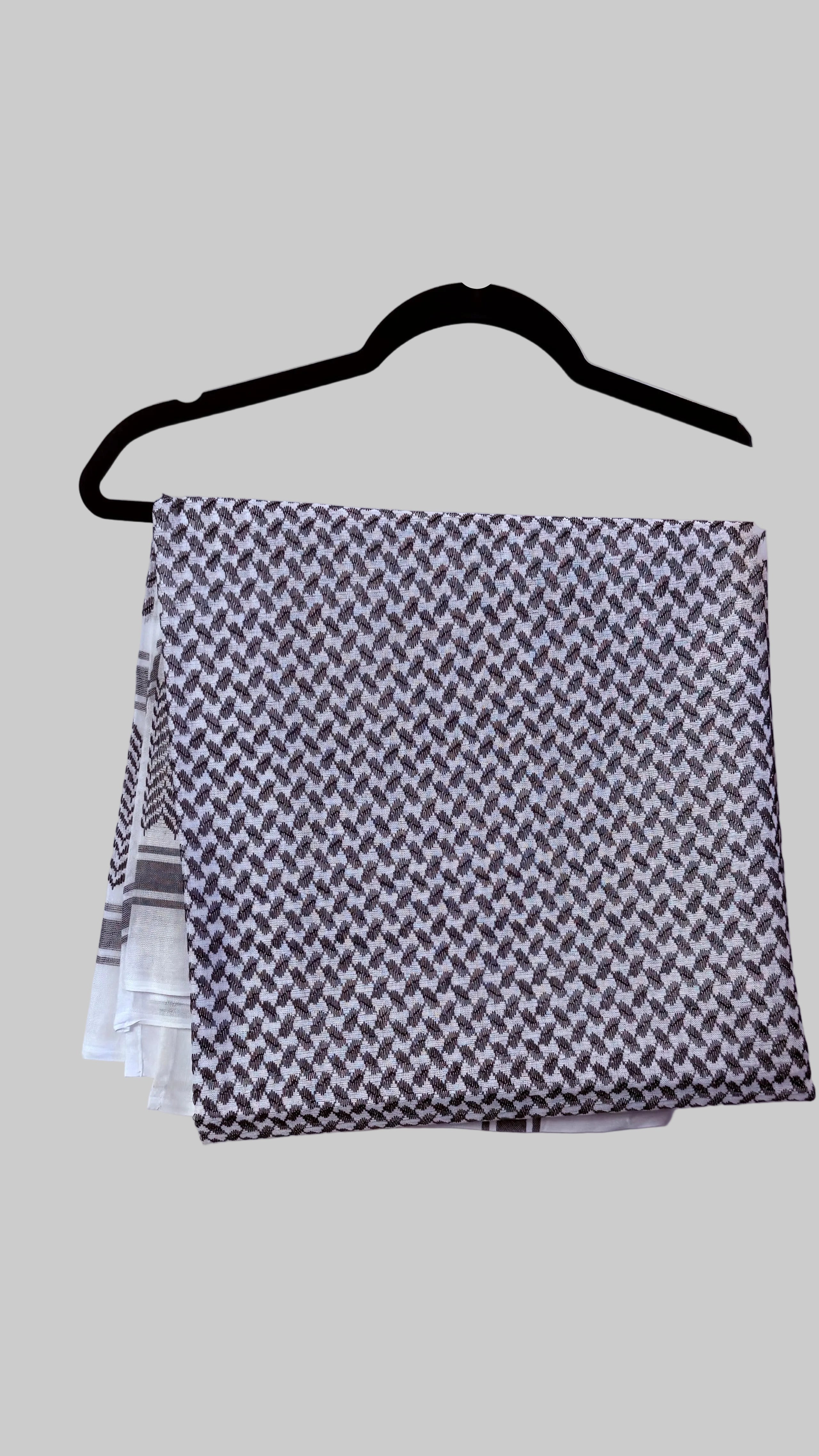 Black & White Keffiyeh Scarf