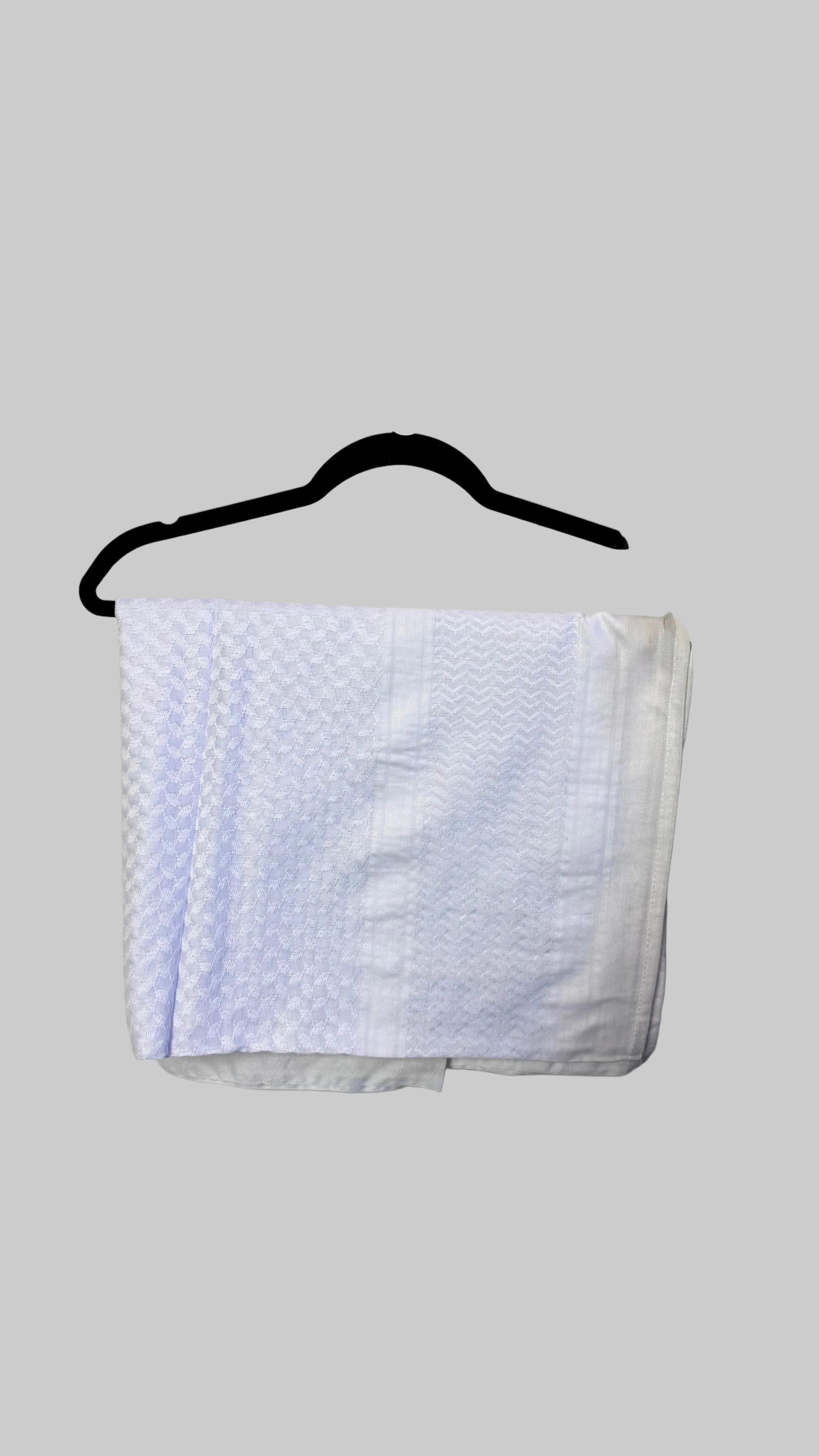 White Keffiyeh Scarf