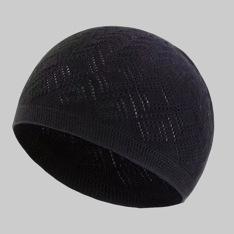 Noor Knit Kufi – Black