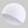 Noor Knit Kufi – Pearl White